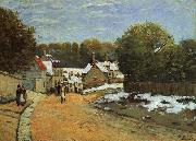 Alfred Sisley Early Snow at Louveciennes china oil painting reproduction